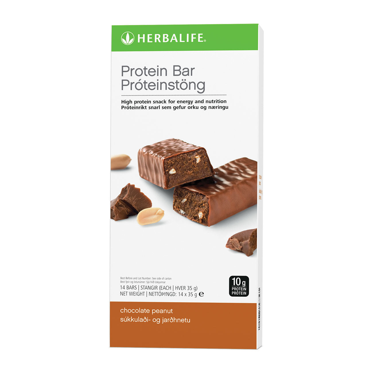 Protein Bars Chocolate Peanut 14 bars