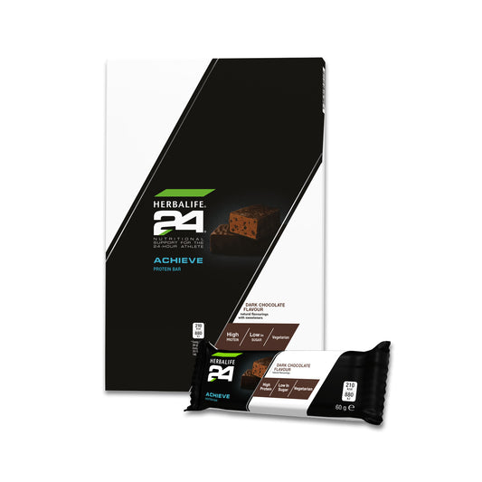 Herbalife24 Achieve Protein Bar Dark Chocolate Flavour Box of 6